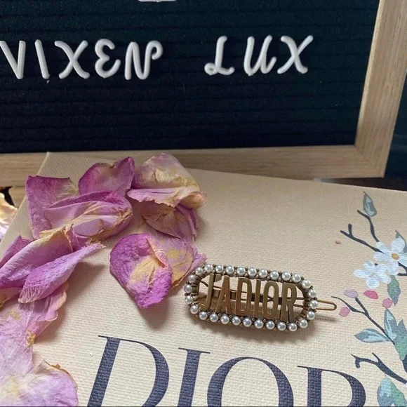 Dior | Accessories | Dior Jadior Pearl Hair Barrette | Poshmark display picture 1